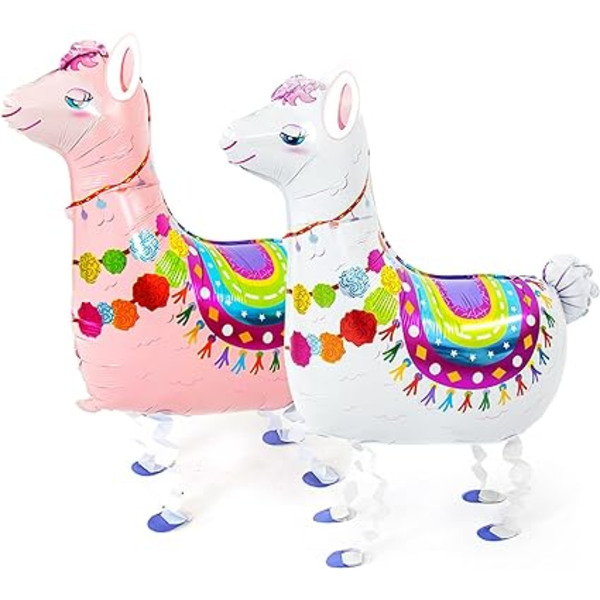 2 st Alpaca Helium Ballon, Alpaca Ballon, Lama Ballonger, Anim