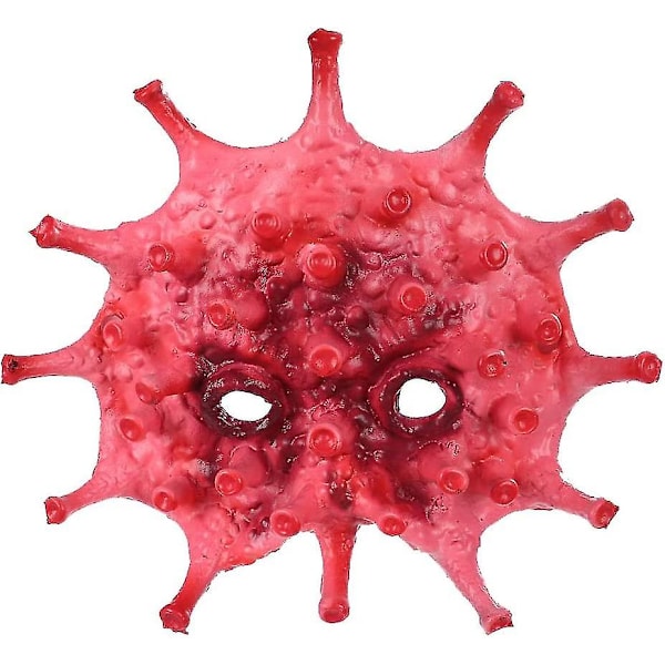 1 vuxen Halloween-mask, hel ansiktsmask, skräckfestmask