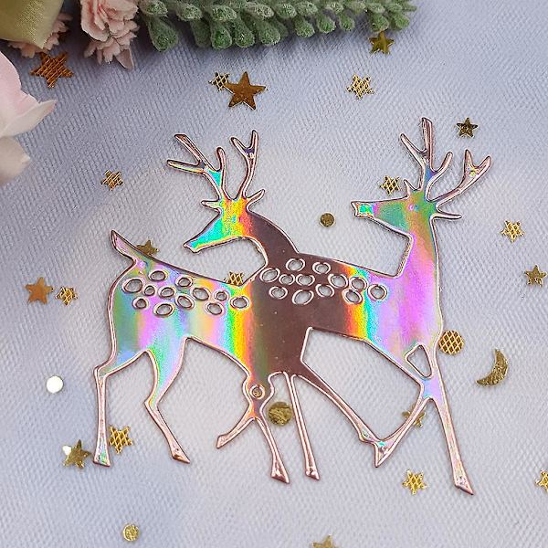 Julgran Älg Metall Skärande Dies Stencil Diy Scrapbooking Album Papperskort Mall Prägling Hantverksdekoration