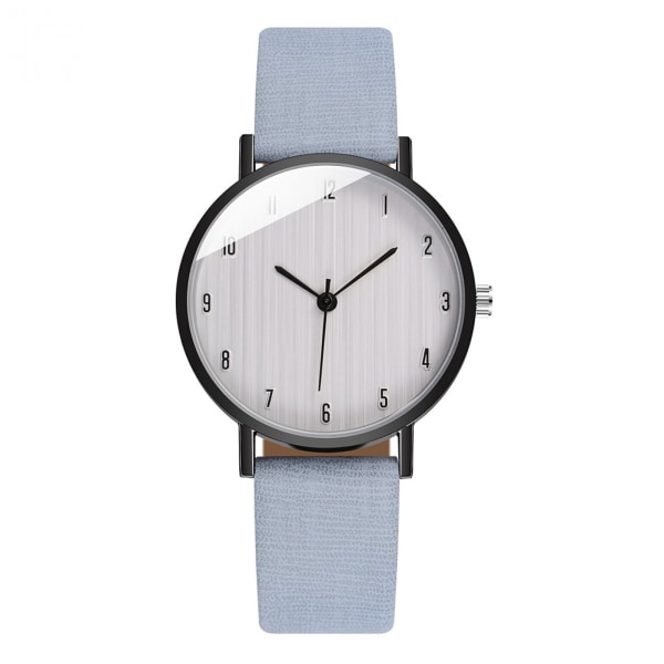 #Quartz watch dameure analoge ure i imiteret læder quartz resistente ure#