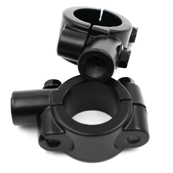 #Par Universal 10mm Fäste för 25mm Styre Bakspjälgspegel Motorcykel Scooter Svart#