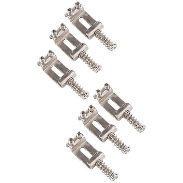 Set med 6 krom Tremolo Stall Sadel Ersättningar För Elgitarr