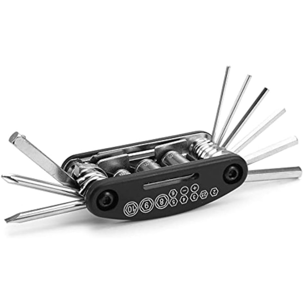 16 in 1 Pocket Multi-Tool compatible with Bikes / Mountain Bikes