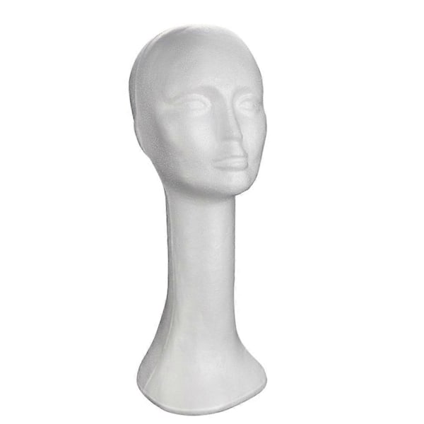 Parykhoved Højt Kvinde Skum Mannequin Hoved Display Model Hoved til Hatte Display