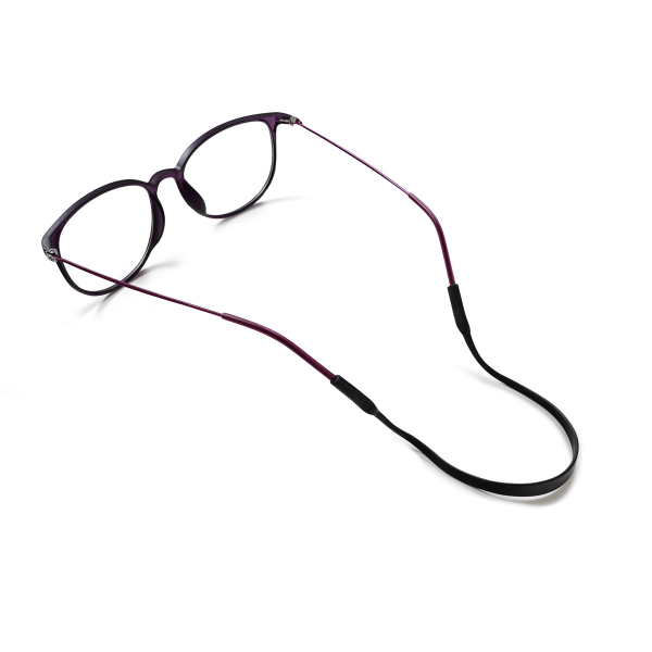 Glasögonrem - Set med 2x halkfri silikonglasögonrem - Anti-