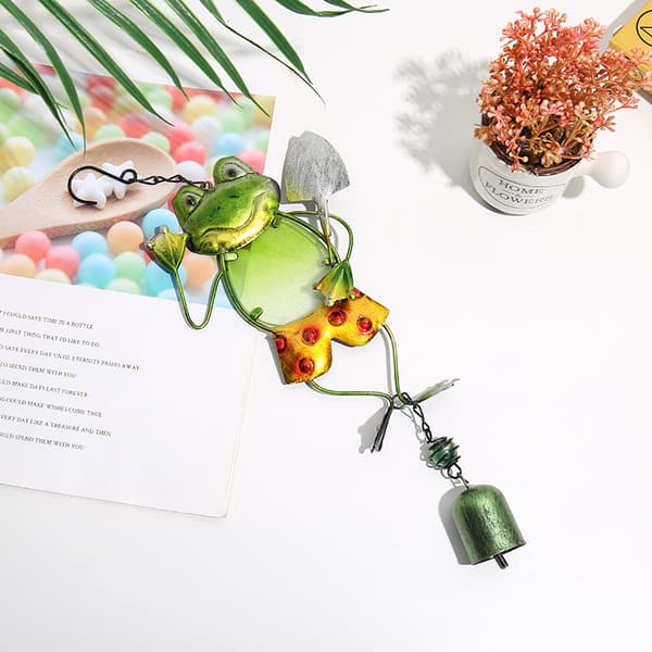 *Groda Vindspel Ornament (Klockor) Heminredning Ornament Pend*