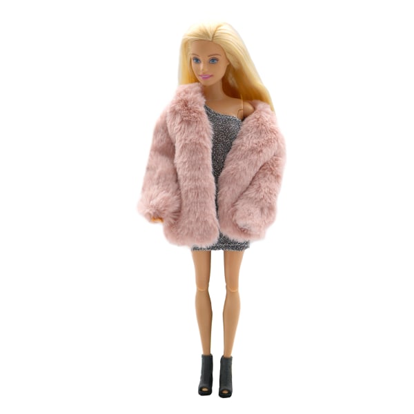 /#/7pcs 29cm doll accessories clothes plush coat coat/#/