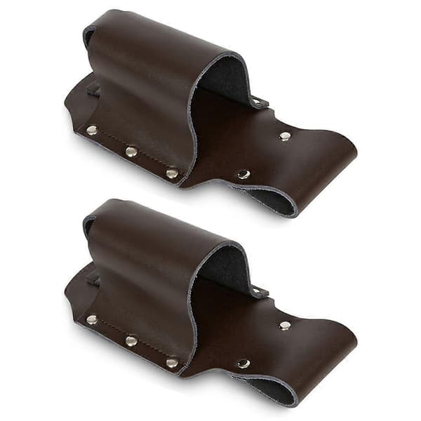 Klassisk Ølholder, Lær, Espresso Brun
