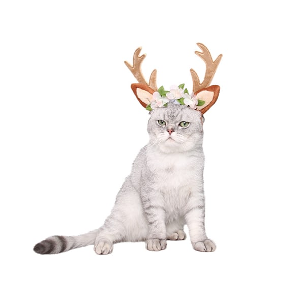 #M, Jultomte-Huvudband för Husdjur#