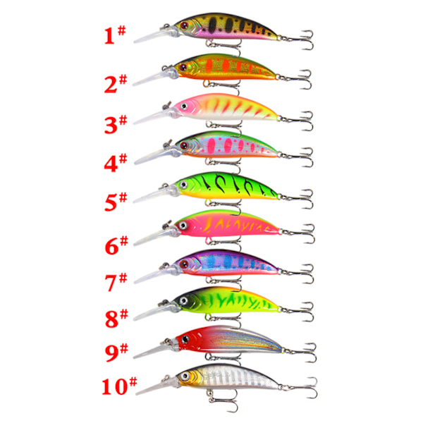 #Konstgjort bete spin jig set 6g abborre bete 10 stycken#