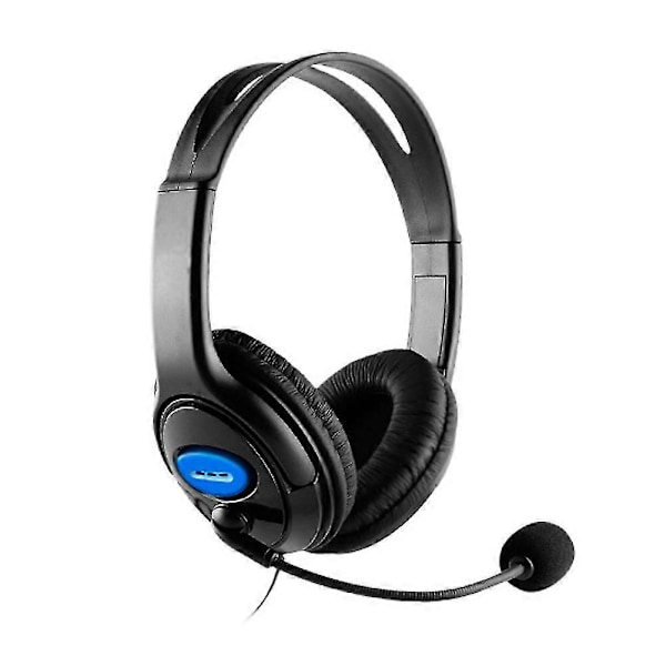 Trådbundet Stereo Bas Gaming Headset Hörlurar med Mikrofon för Telefon Dator
