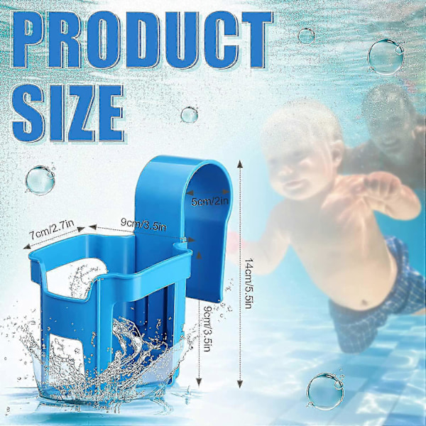 4 st Poolside Mugghållare Pool Mugghållare Plast Pool Dryckeshållare För Poolkant