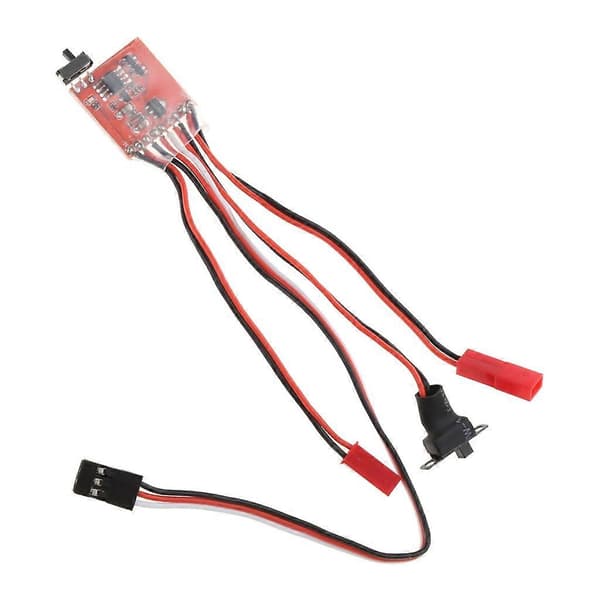 20A Børstet Motor Elektronisk Hastighetskontroller ESC med Bremse 1/24 RC Bil