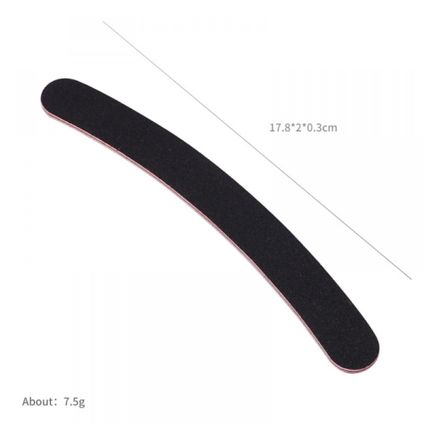 #3 nail files Nail file sides on this file Black#