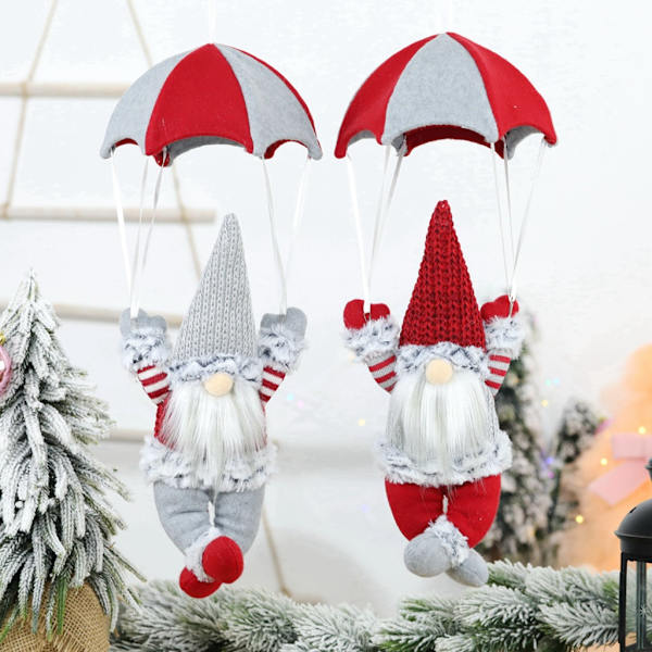 #2-pak Julepynt Julemand Ornamenter#