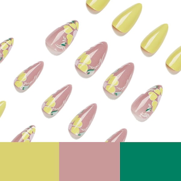 Højkvalitets falske negle Bærbare falske negle Salon Finger Tæer DIY Manicure