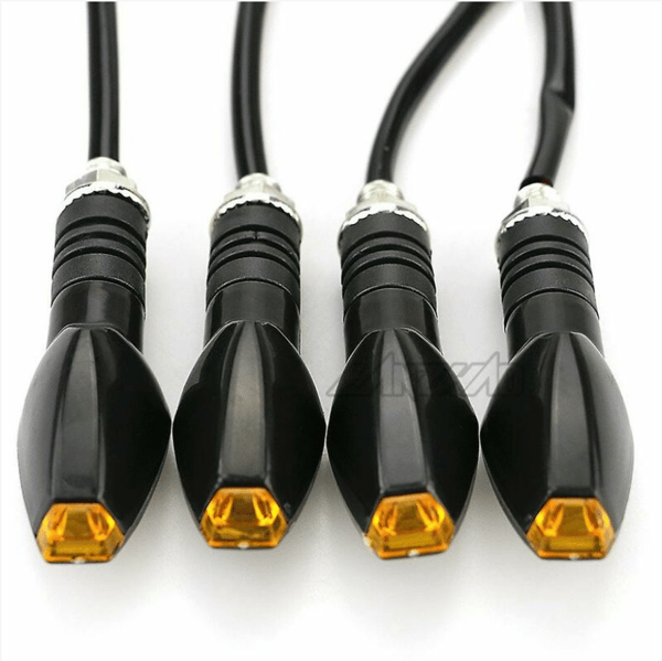 4-pack Universal Motorcykel LED Blinkers Lång Kort