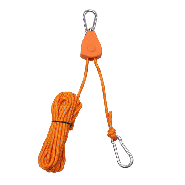 2 stk Rød Hjelpetau for Rappelling Klatring 87g 4m