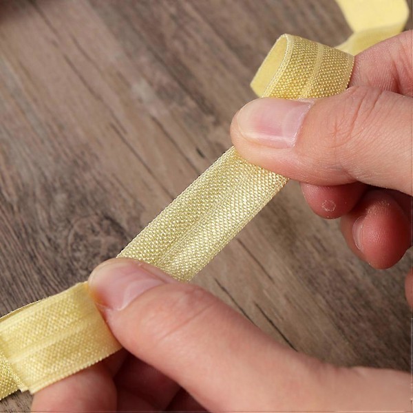 20 ruller flettede elastiske bånd fargerike elastiske tau snor kraftig stretch stropp