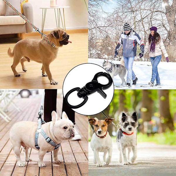 5 Stycken Vridbar Ögla Snäppkrok, Roterande Nyckelringskrok, Metall Vridbar Nyckelring, Vridbara Snäppkrokar, Sax Snäppkrokar, för Nyckelringar, Hundkoppel, Hantverk