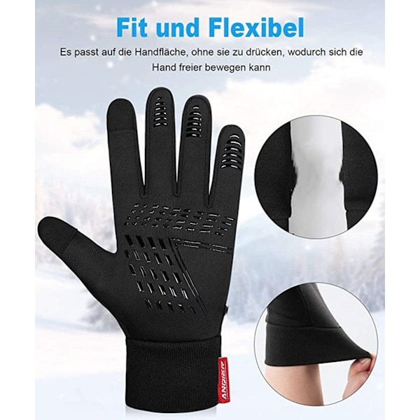 #L Cykelhandsker Handsker Touchscreen Sportshandsker Varme Handsker#