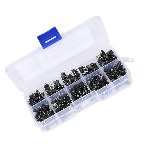 200 stk. Tact Switch Kit Industrielt tilbehør Maskinvaredeler 10W Flick Interrupter Kits200 stk.