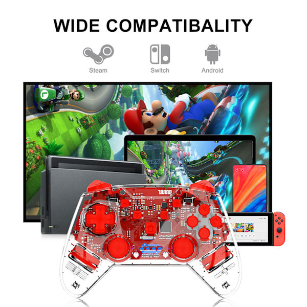 Kontroller för Nintendo Switch/Switch Gamepad (svart)