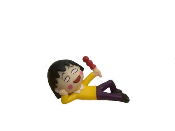 #12 kpl Chibi Maruko-chan -hahmoja söpöjä leluhahmoja koristeiksi#