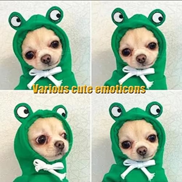 /#/Frog Hoodie for Dog (S), Winter Clothes for/#/