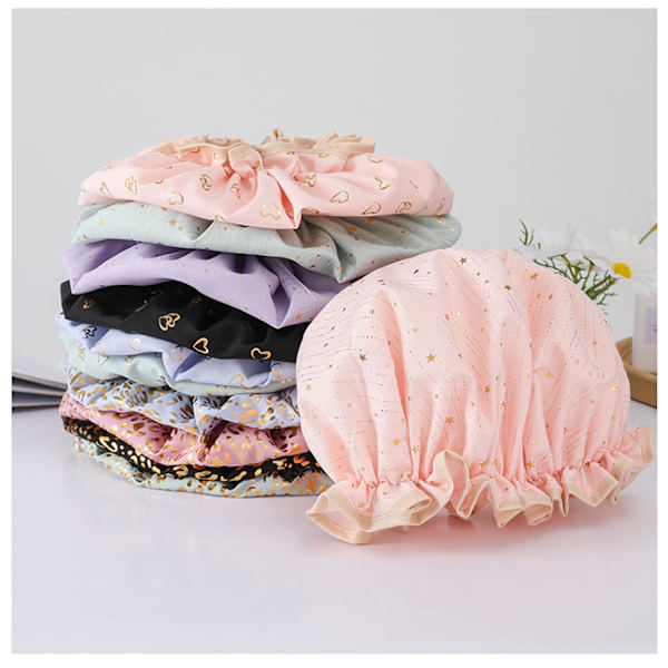 Dames Dobbeltlags Elastisk Brusehat Elastisk Bånd Bruse Spa