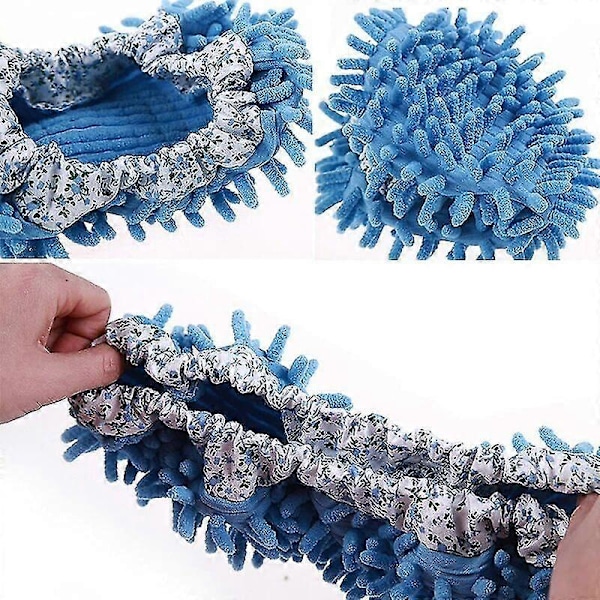 Moppesko 3 Par Gjenbrukbare Vaskbare Mikrofiber Moppesko for Hjemmekontor