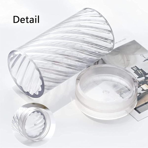 *Spiralformet cylindrisk stearinform, 3D stearinform, cylindrisk tråd*