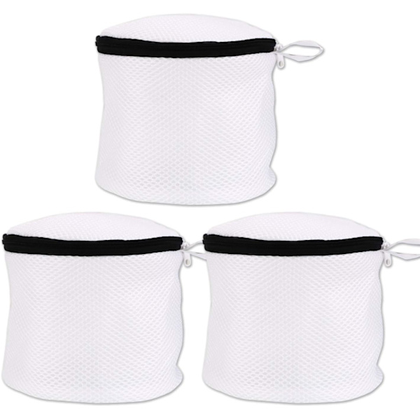 *Vaskemaskin Vaskeri Nett, 3PCS Sylindrisk Vaskeri Bag med Zi*