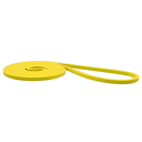 Elastiskt träningsband Pull-Up Motståndsband Styrketräning Elastiskt rep Yoga Stretch Auxiliary Pull Band Gul
