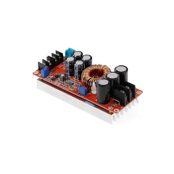 1200W Høy Effekt Multifunksjonell Bærbar DC-DC Boost Konstant Spenning Strøm Justerbar Billadings Strømmodul