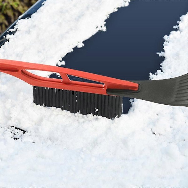 Kraftige isskrabere i plastik med isbryder og skrabekant - Isskraber med kost - Vindueskraber