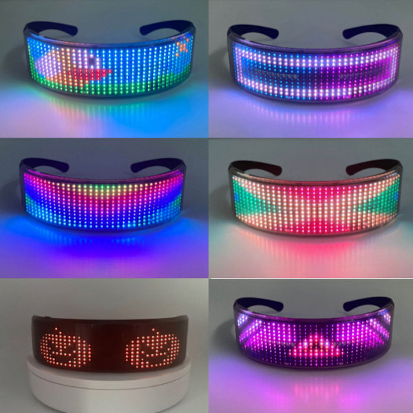 /#/Glowing LED-glasögon futuristiska/#/