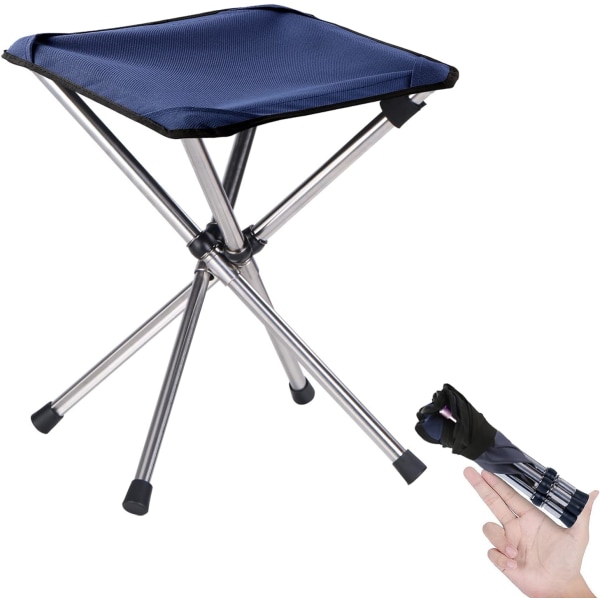 Campingpall, liten hopfällbar stol, 13,8" lättviktsstol