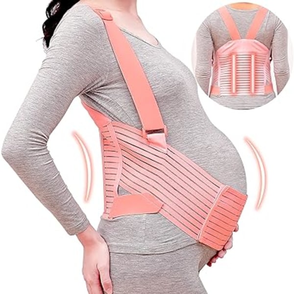（XL）Pregnancy Belly Support Band - Justerbart Gravidbälte Pre