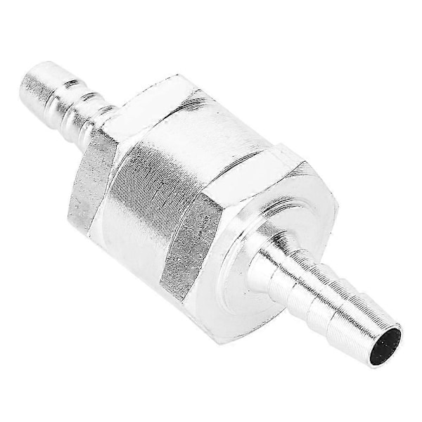 Alumiininen polttoaineen takaiskuventtiili yksisuuntainen bensiini 6mm