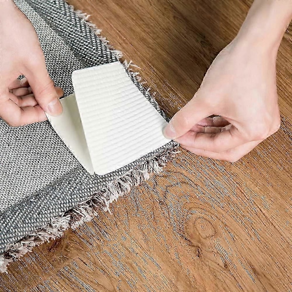 Tæppeunderlag med Grip, Skridsikre Vaskbare Grips til Tæpper