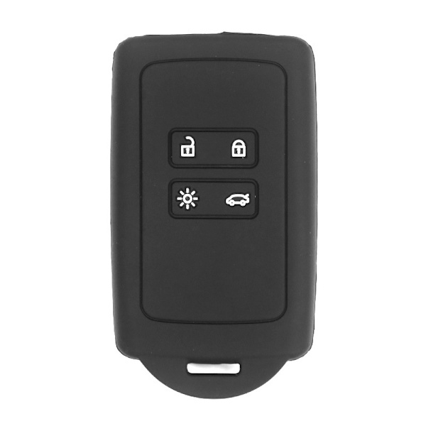 Hvid-Sort Bilnøgletilbehør Kompatibel med Renault Smart Key