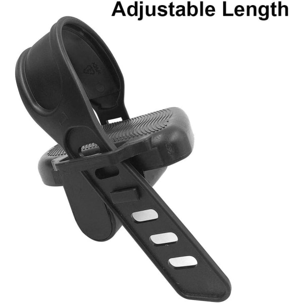2 stk. Sykkelpedalstropper, Heavy Duty Justerbar Lengde U