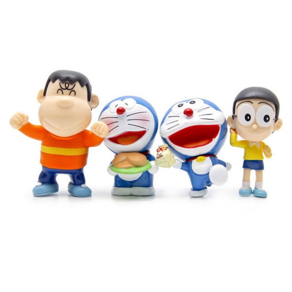 #8 st Doraemon Familjeporträtt Doraemon Doraemon Leksaksdocka Figur#