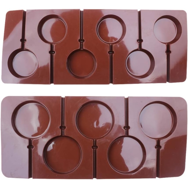 Silikoneform til slikkepinde chokolade slik og småkager Sæt o