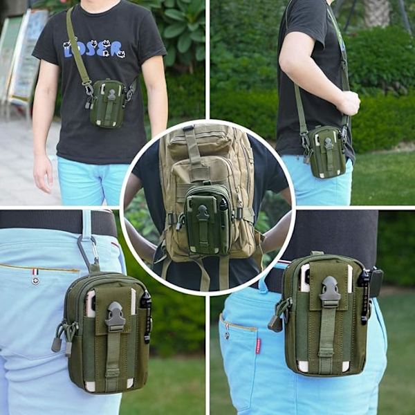 Taktiikka Vyölaukku (Army Green), Yleinen Ulkoilma Vyölaukku H
