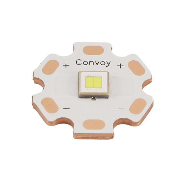 SFT70 LED, 6500K lysdiode effektiv belysning til lommelygter pandelamper & mere med 20 mm kobber PCB