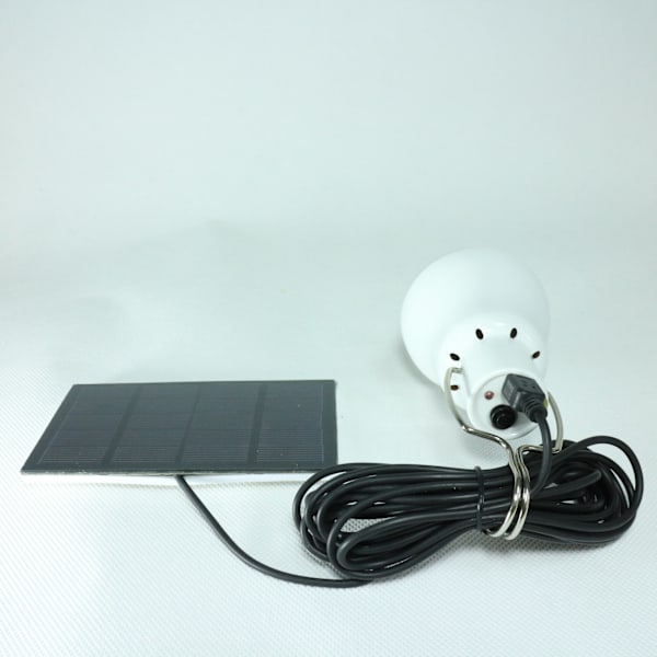 *Bærbar solcellelyspære 150LM1600mA LED solcellelampe campinglampe til kæledyrshus nødsituation terrassehave*