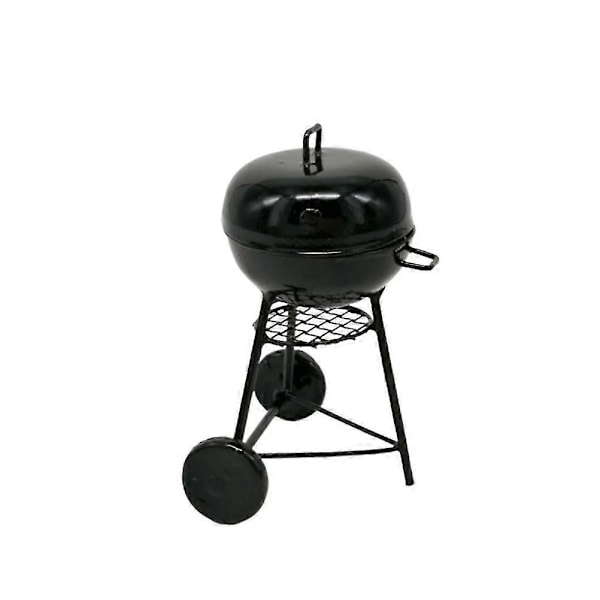 Grill Lekset Fickgrill Verktyg Matlagningsspel Metall Barbecue Dekorationer Metallgrill