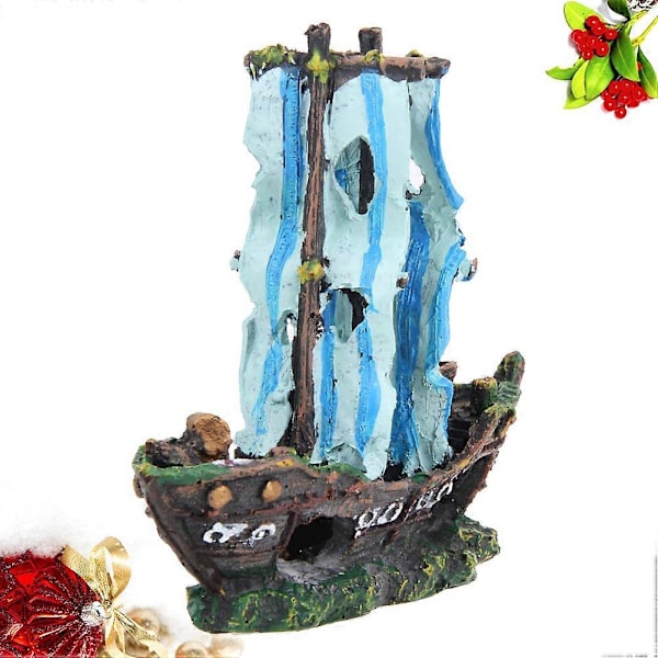 Sea Rover Formet Akvarieudstyr Akvarium Landskabsdekoration Harpiks Ornamenter